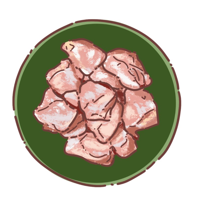 Broiler Chicken Curry Cut (No Leg Piece)